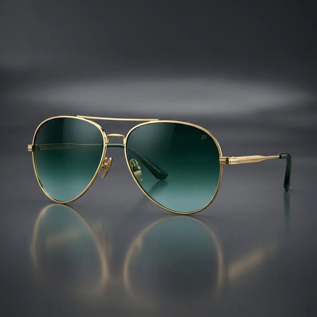 Aviator — Gold Frame, Polarized Lenses