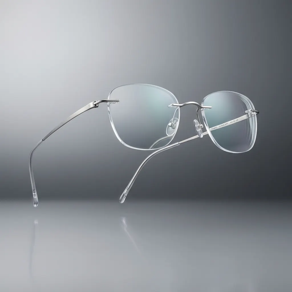 Pure Titanium Rimless Executive Frame